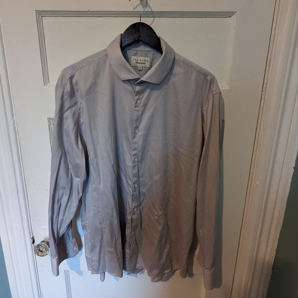 Ted Baker Endurance Shirt - Light Grey - Picture 2 of 5